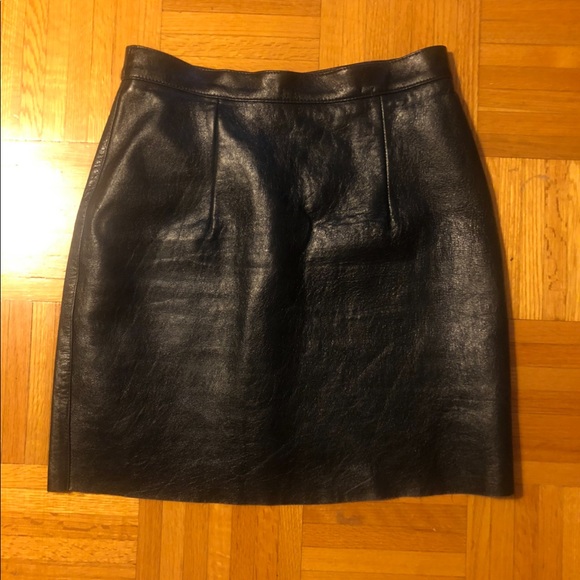 American Apparel Leather Mini Skirt - Picture 2 of 4